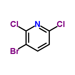 3-溴-2,6-二氯吡啶结构式