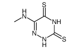6-methylamino-as-triazine-3,5-dithione Structure