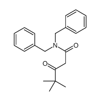 N,N-dibenzyl-4,4-dimethyl-3-oxopentanamide Structure