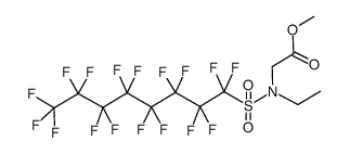 methyl 2-(N-ethyl-perfluorooctanesulfonamido) acetate Structure