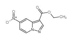 5-硝基吡唑并[1,5-a]吡啶-3-羧酸乙酯结构式