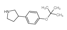 3-(4-TERT-BUTOXY-PHENYL)-PYRROLIDINE Structure