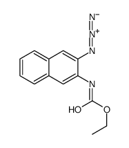 ethyl N-(3-azidonaphthalen-2-yl)carbamate Structure