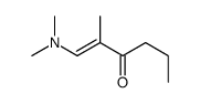 1-(dimethylamino)-2-methylhex-1-en-3-one结构式