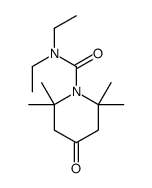 N,N-diethyl-2,2,6,6-tetramethyl-4-oxopiperidine-1-carboxamide Structure