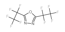 2,5-bis(1,1,2,2,2-pentafluoroethyl)-1,3,4-oxadiazole结构式