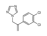 1-[2-(3,4-dichlorophenyl)prop-2-enyl]-1,2,4-triazole结构式