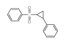 Benzene,[(2-phenylcyclopropyl)sulfonyl]-结构式
