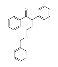 4-苄氧基-1,2-二苯基-1-丁酮结构式