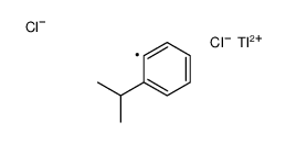 dichloro-(2-propan-2-ylphenyl)thallane结构式