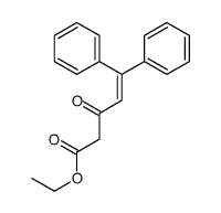 ethyl 3-oxo-5,5-diphenylpent-4-enoate Structure