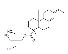 [3-hydroxy-2,2-bis(hydroxymethyl)propyl] (1R,4aR,4bS,10aR)-1,4a-dimethyl-7-propan-2-ylidene-3,4,4b,5,6,9,10,10a-octahydro-2H-phenanthrene-1-carboxylate Structure