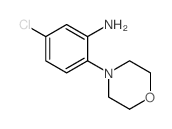 5-氯-2-吗啉-4-基-苯胺结构式