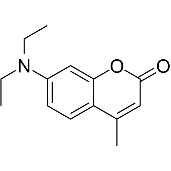 7-二乙氨基-4-甲基香豆素结构式