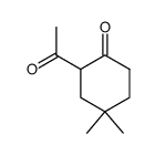 2-acetyl-4,4-dimethyl-cyclohexanone Structure