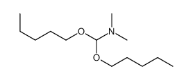 N,N-dimethyl-1,1-dipentoxymethanamine结构式