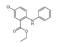 ethyl 2-anilino-5-chlorobenzoate结构式