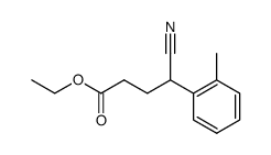 ethyl 4-cyano-4-(o-tolyl)butanoate结构式