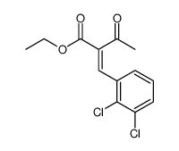 ethyl 2-[(2,3-dichlorophenyl)methylidene]-3-oxobutanoate结构式