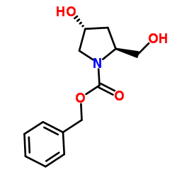 Cbz-反式-4-羟基-L-脯氨醇结构式