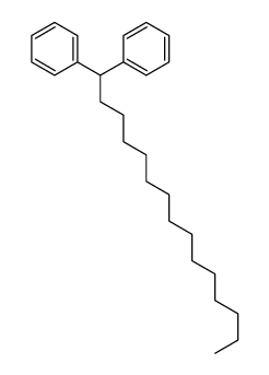 1,1'-pentadecane-1,1-diyldibenzene Structure