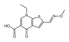 7-Ethyl-2-(methoxyimino-methyl)-4-oxo-4,7-dihydro-thieno[2,3-b]pyridine-5-carboxylic acid Structure