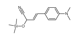 (E)-4-(4-(dimethylamino)phenyl)-2-((trimethylsilyl)oxy)but-3-enenitrile结构式