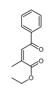 ethyl 2-methyl-4-oxo-4-phenylbut-2-enoate Structure