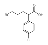 5-Bromo-2-(4-chlorophenyl)pentanoic acid Structure