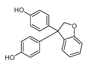 4-[3-(4-hydroxyphenyl)-2H-1-benzofuran-3-yl]phenol结构式