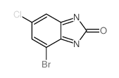 4-溴-6-氯苯并咪唑-2-酮结构式