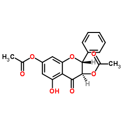 3,7-o-diacetylpinobanksin Structure