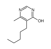 6-methyl-5-pentyl-1H-pyrimidin-4-one Structure