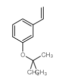 3-叔丁氧基苯乙烯结构式