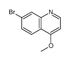 7-溴-4-甲氧基喹啉结构式