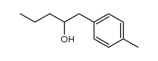 1-p-tolyl-pentan-2-ol结构式