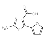 2-Amino-5-(2-furyl)-1,3-thiazole-4-carboxylic acid结构式