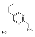 (5-propylpyrimidin-2-yl)methanamine,hydrochloride Structure