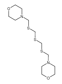 1,7-dimorpholino-2,4,6-trithiaheptane Structure