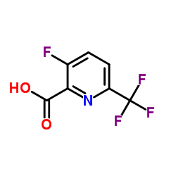 3-Fluoro-6-(trifluoromethyl)pyridine-2-carboxylic acid structure