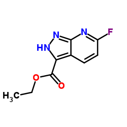 Ethyl 6-fluoro-2H-pyrazolo[3,4-b]pyridine-3-carboxylate Structure