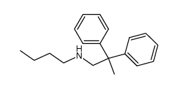 N-(2,2-diphenylpropyl)butan-1-amine结构式