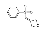 3-((苯磺酰基)亚甲基)氧杂环丁烷结构式