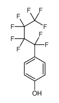 4-(1,1,2,2,3,3,4,4,4-nonafluorobutyl)phenol Structure