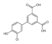 5-(3-chloro-4-hydroxyphenyl)benzene-1,3-dicarboxylic acid结构式
