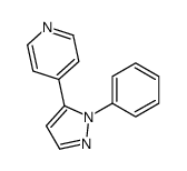 4-(1-PHENYL-1H-PYRAZOL-5-YL)PYRIDINE结构式