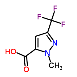 2-Methyl-5-trifluoroMethyl-2H-pyrazole-3-carboxylic acid Structure