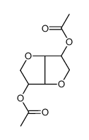 (3R,3aR,6S,6aR)-六氢呋喃并[3,2-b]呋喃-3,6-二基二乙酸酯结构式