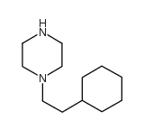 1-(2-环己基乙基)哌嗪结构式
