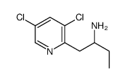 1-(3,5-Dichloro-2-pyridinyl)-2-butanamine结构式